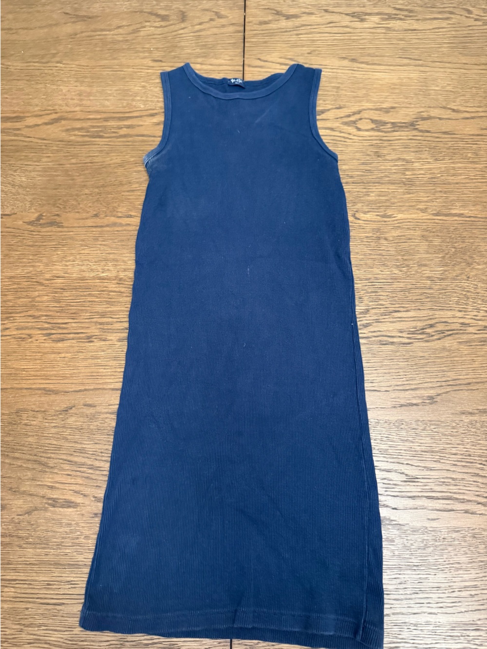 Ribbed Navy Maxi Dress (John Galt/Brandy Melville)